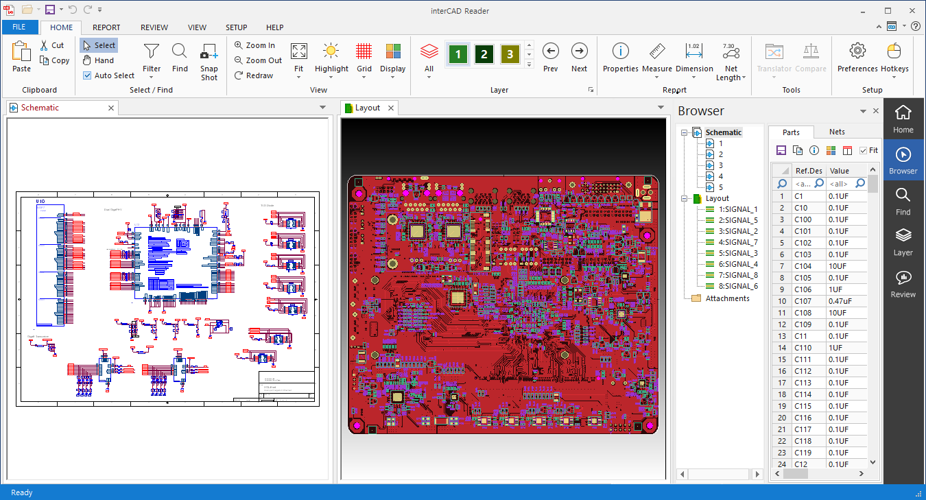 interCAD® Reader 설명이미지